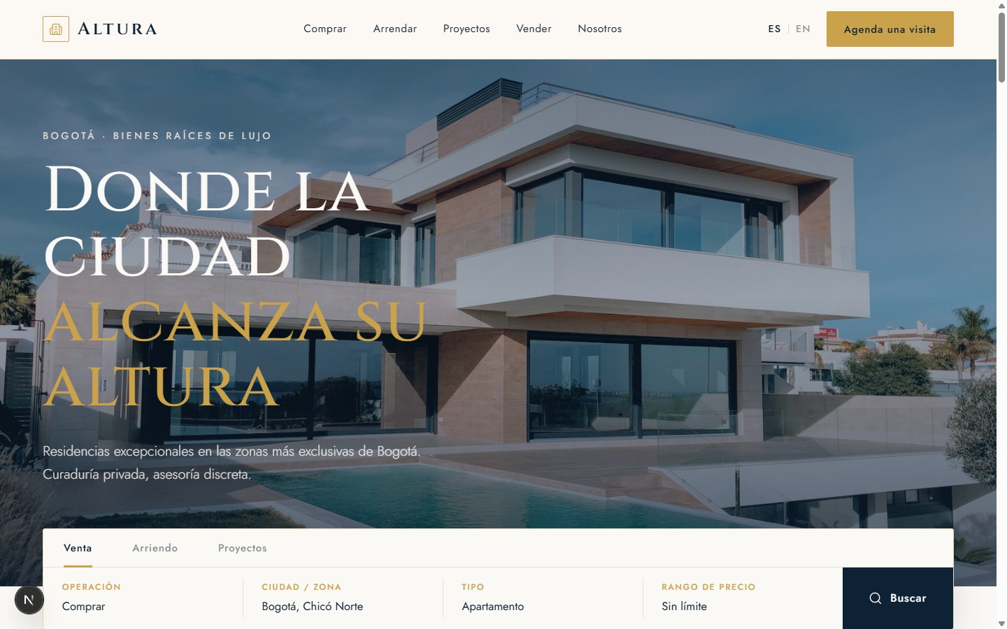 Inmobiliaria de lujo — Altura Propiedades